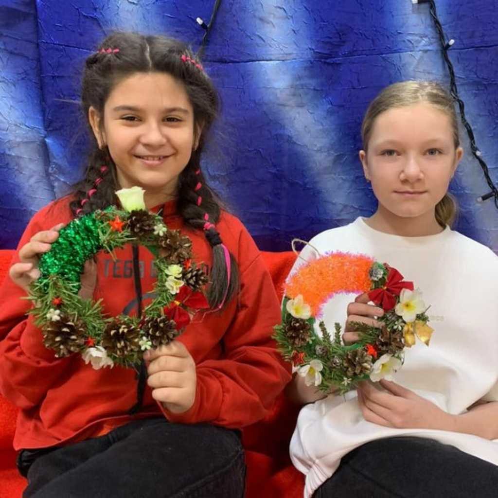 Мастер-класс «Рождественский венок»