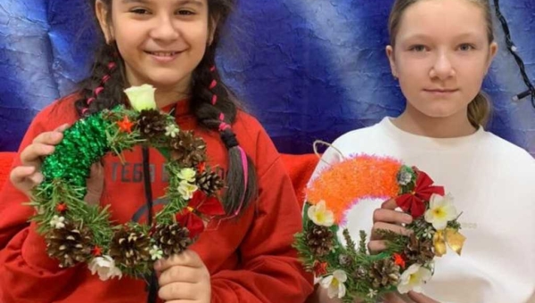 Мастер-класс «Рождественский венок»