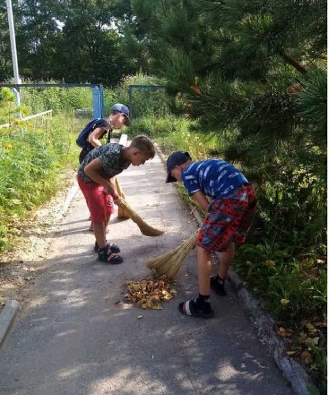 Трудовой десант в деле