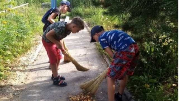 Трудовой десант в деле